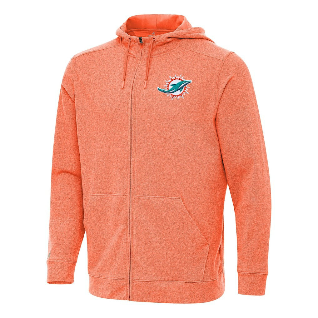 Miami Dolphins Antigua Effortless Full-Zip Hoodie | NFL On sale