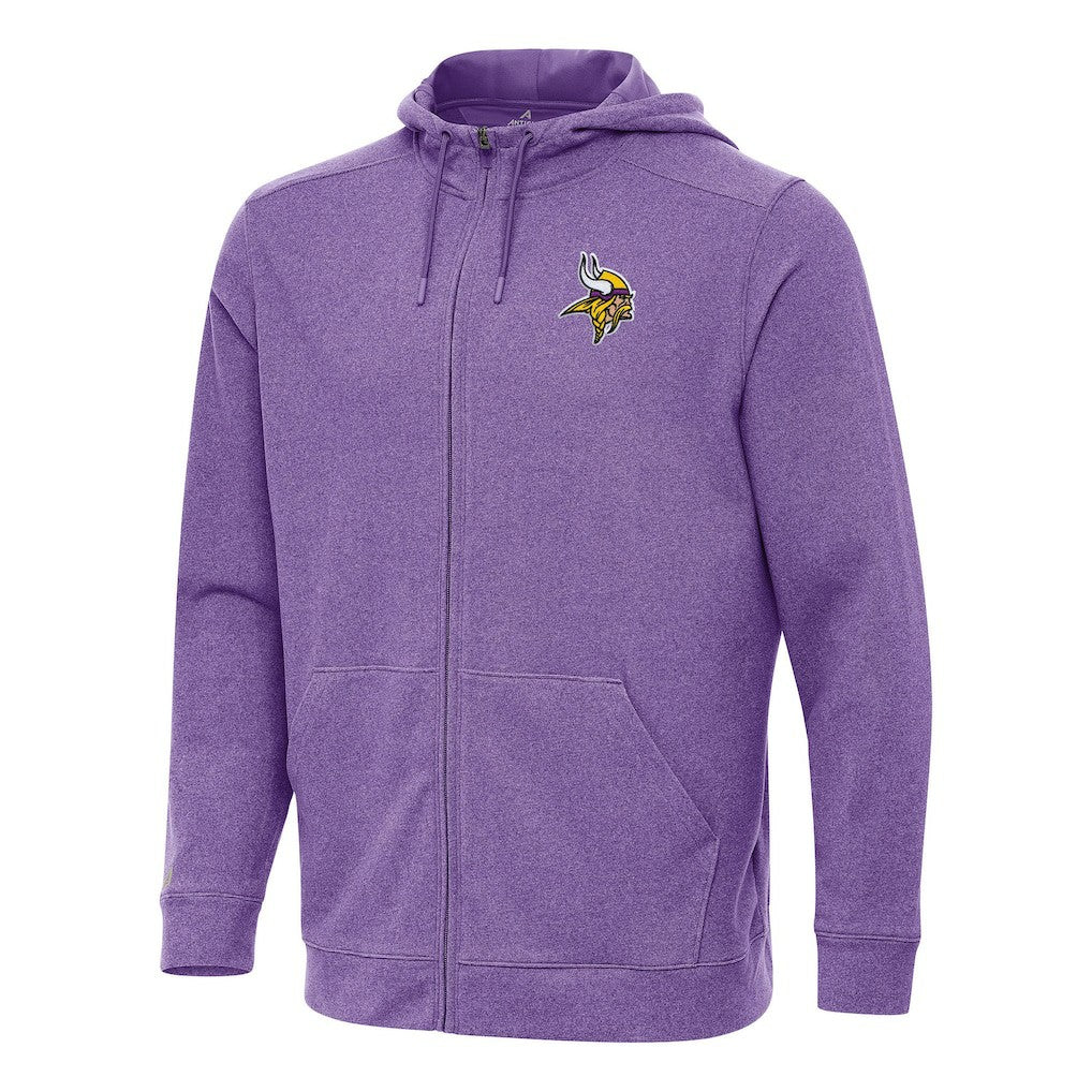 Minnesota Vikings Antigua Effortless Full-Zip Hoodie | NFL Discount