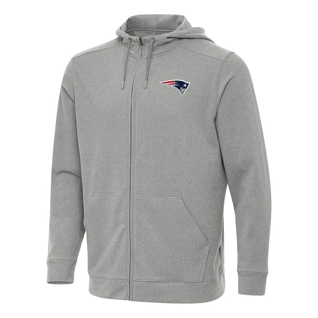 New England Patriots Antigua Effortless Full-Zip Hoodie | NFL New