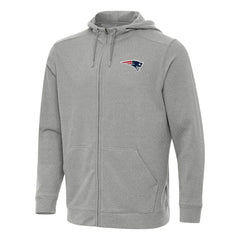 New England Patriots Antigua Effortless Full-Zip Hoodie | NFL New