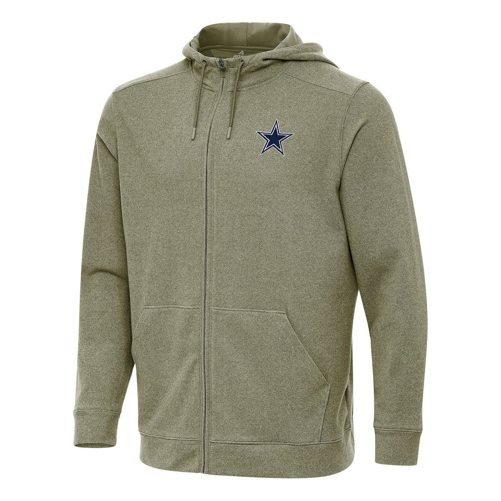 Dallas Cowboys Antigua Effortless Full-Zip Hoodie | NFL Outlet
