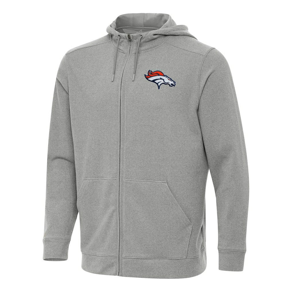 Denver Broncos Antigua Effortless Full-Zip Hoodie | NFL New