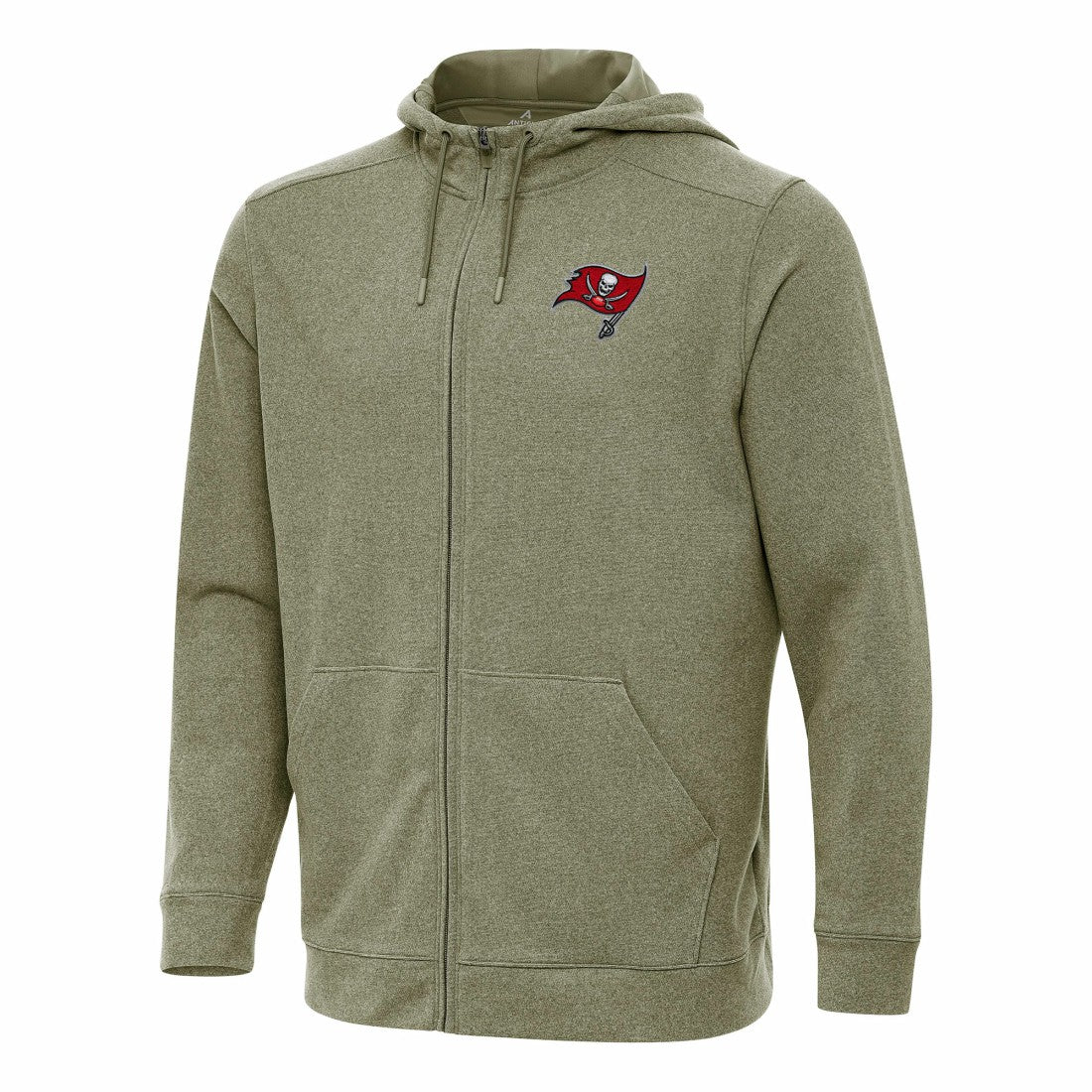 Tampa Bay Buccaneers Antigua Effortless Full-Zip Hoodie | NFL Outlet