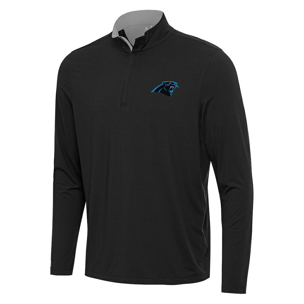 Carolina Panthers Antigua Content Quarter-Zip Pullover Top | NFL Online