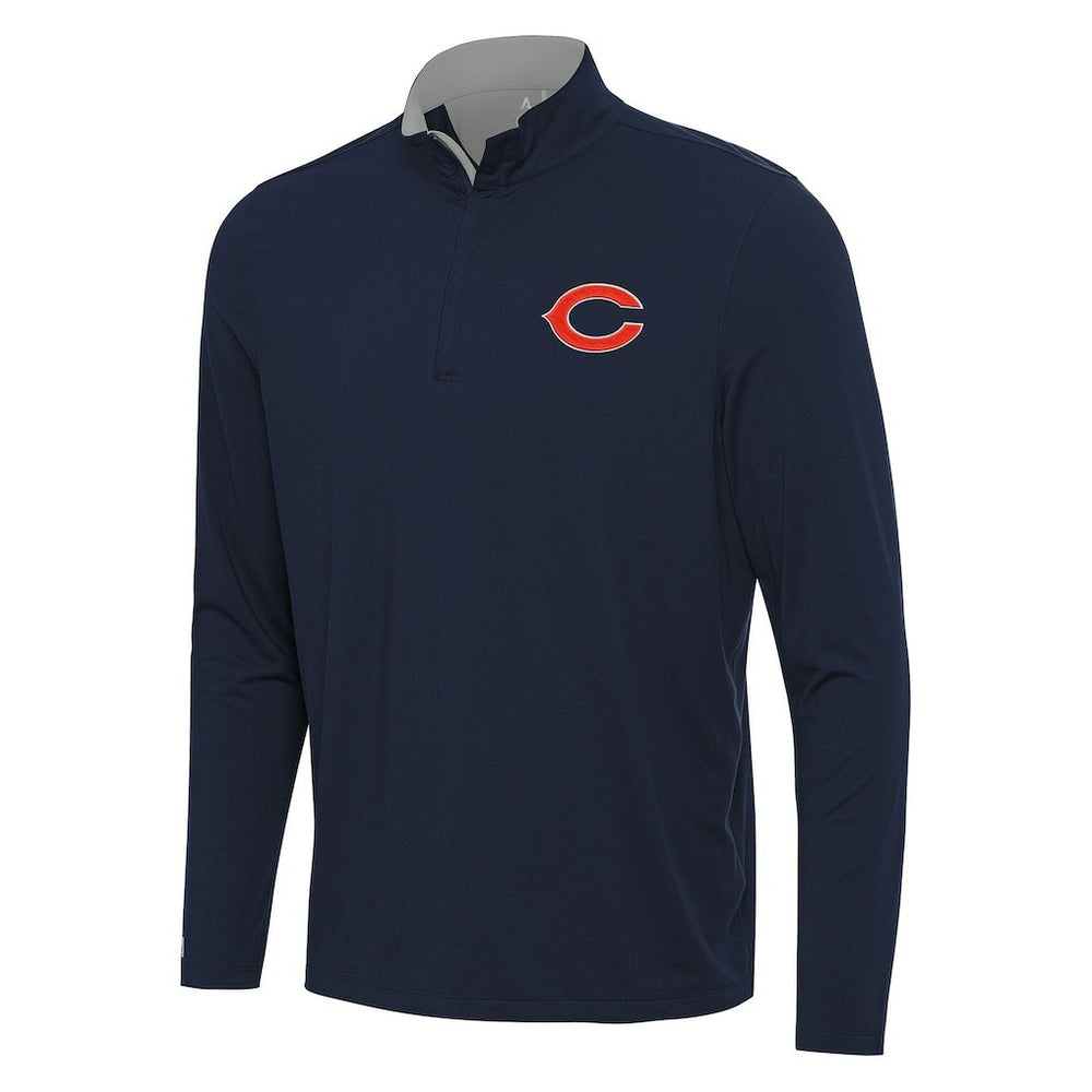 Chicago Bears Antigua Content Quarter-Zip Pullover Top | NFL US