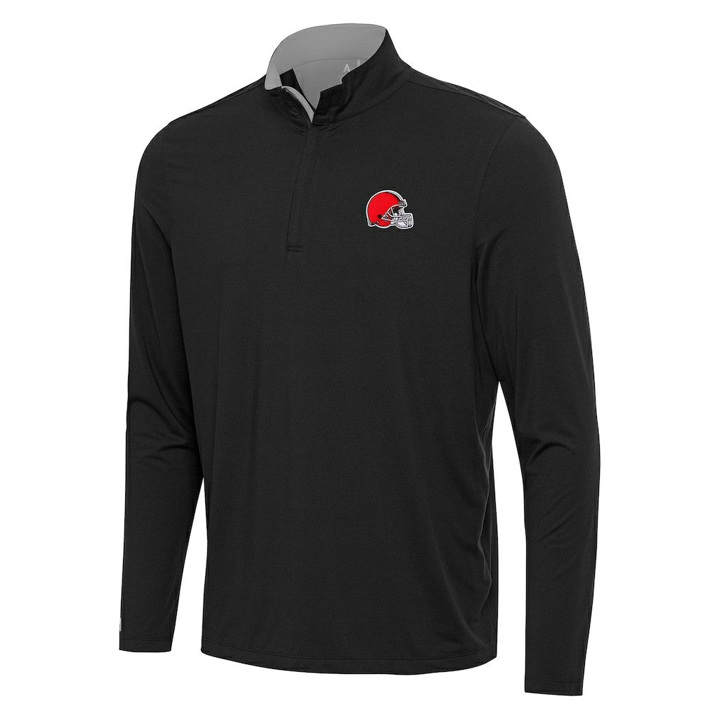 Cleveland Browns Antigua Content Quarter-Zip Pullover Top | NFL US