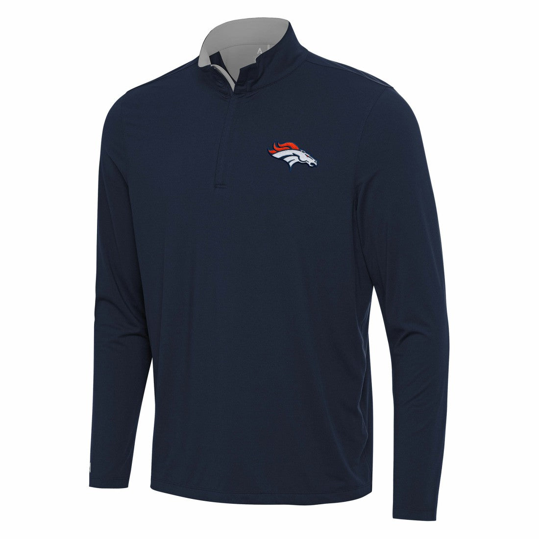 Denver Broncos Antigua Content Quarter-Zip Pullover Top | NFL Discount