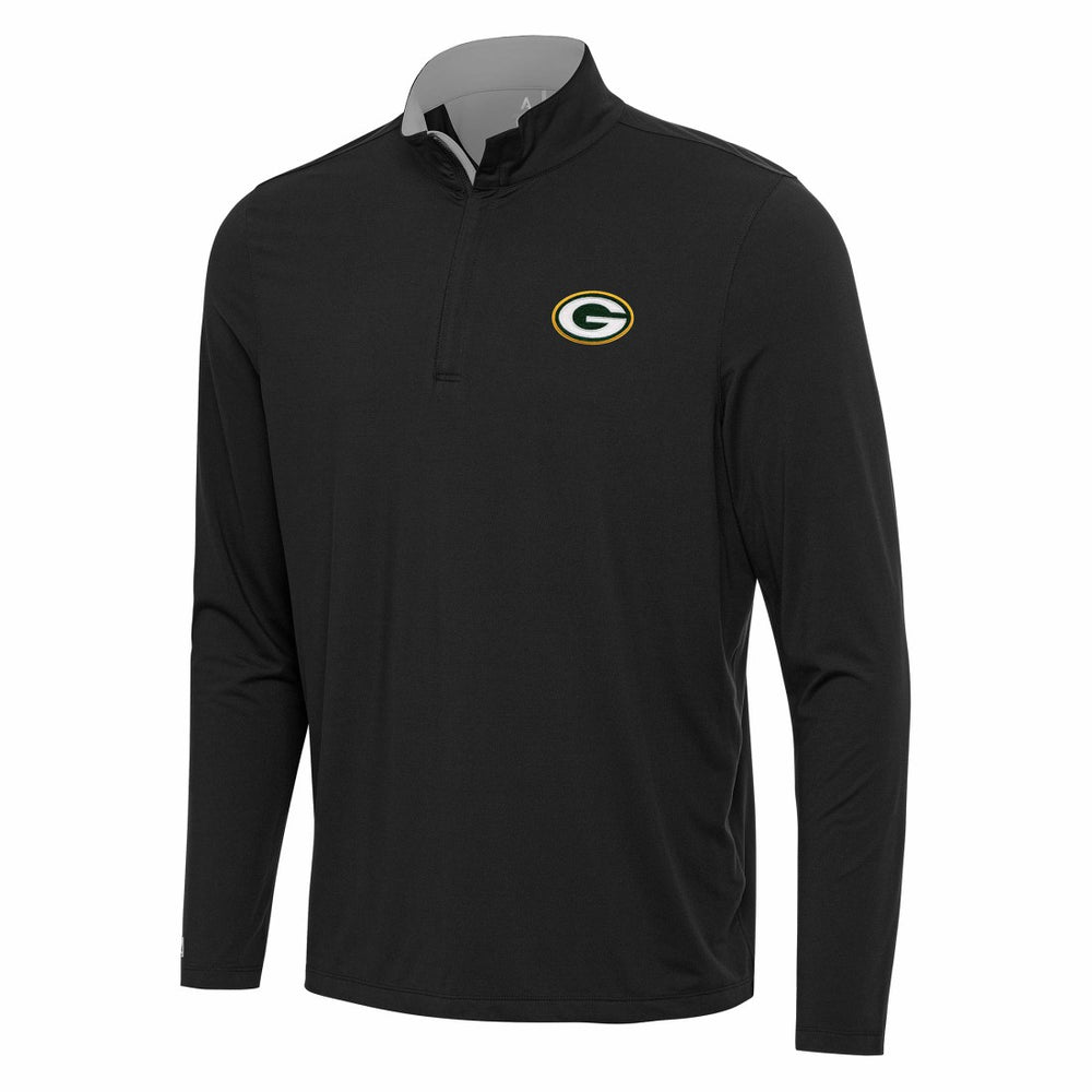 Green Bay Packers Antigua Content Quarter-Zip Pullover Top | NFL Sale