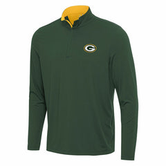 Green Bay Packers Antigua Content Quarter-Zip Pullover Top | NFL Discount