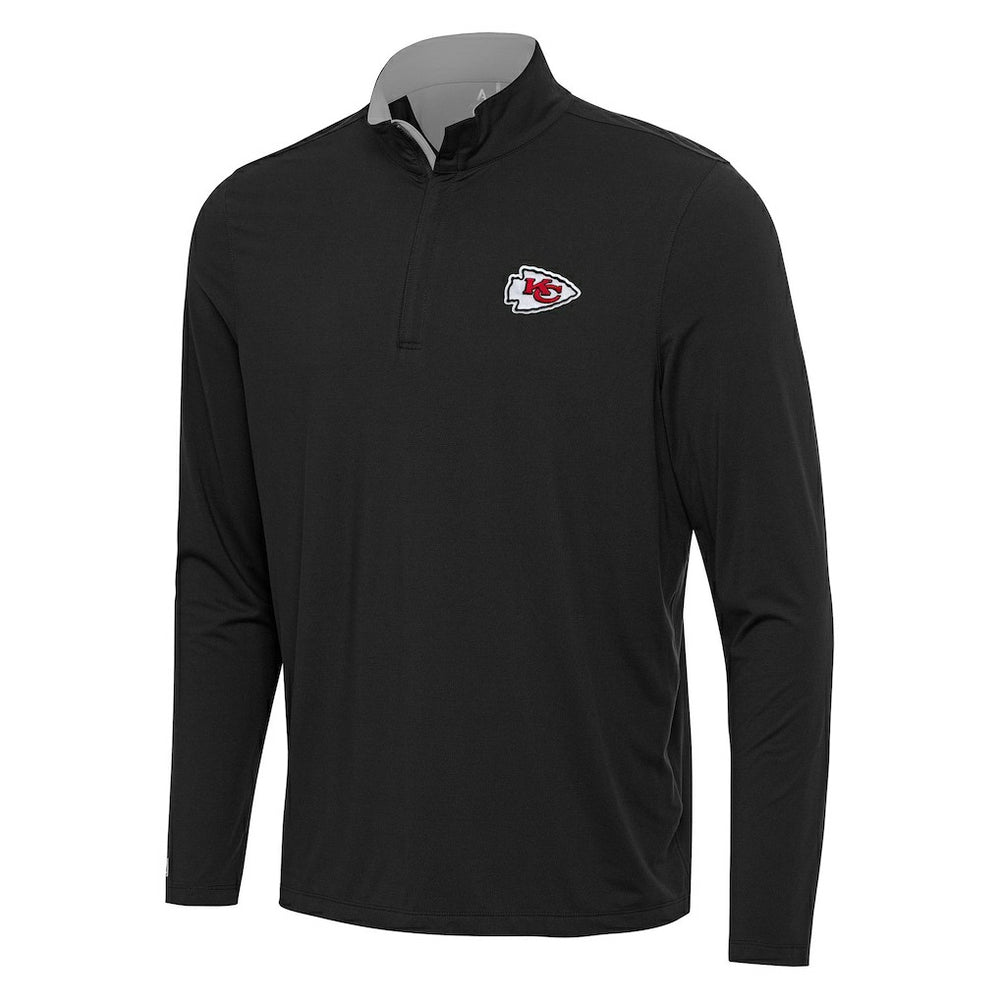 Kansas City Chiefs Antigua Content Quarter-Zip Pullover Top | NFL New