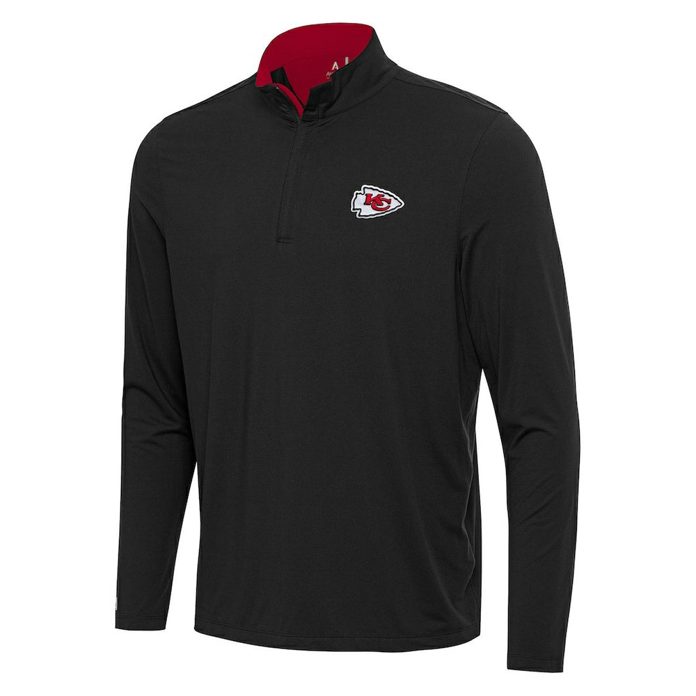 Kansas City Chiefs Antigua Content Quarter-Zip Pullover Top | NFL Discount