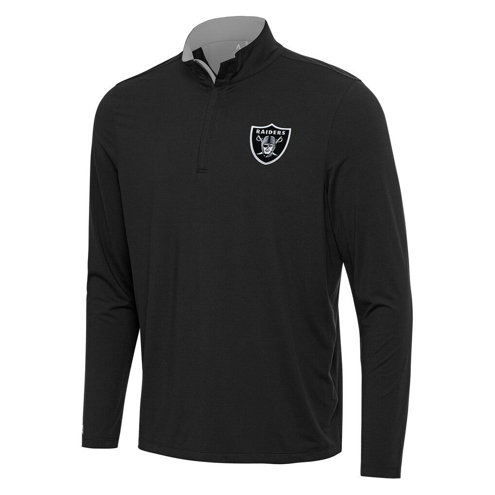 Las Vegas Raiders Antigua Content Quarter-Zip Pullover Top | NFL On sale