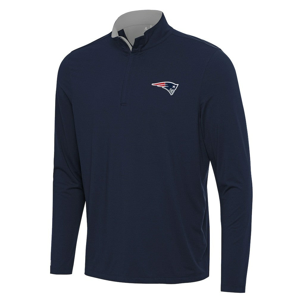 New England Patriots Antigua Content Quarter-Zip Pullover Top | NFL Sale