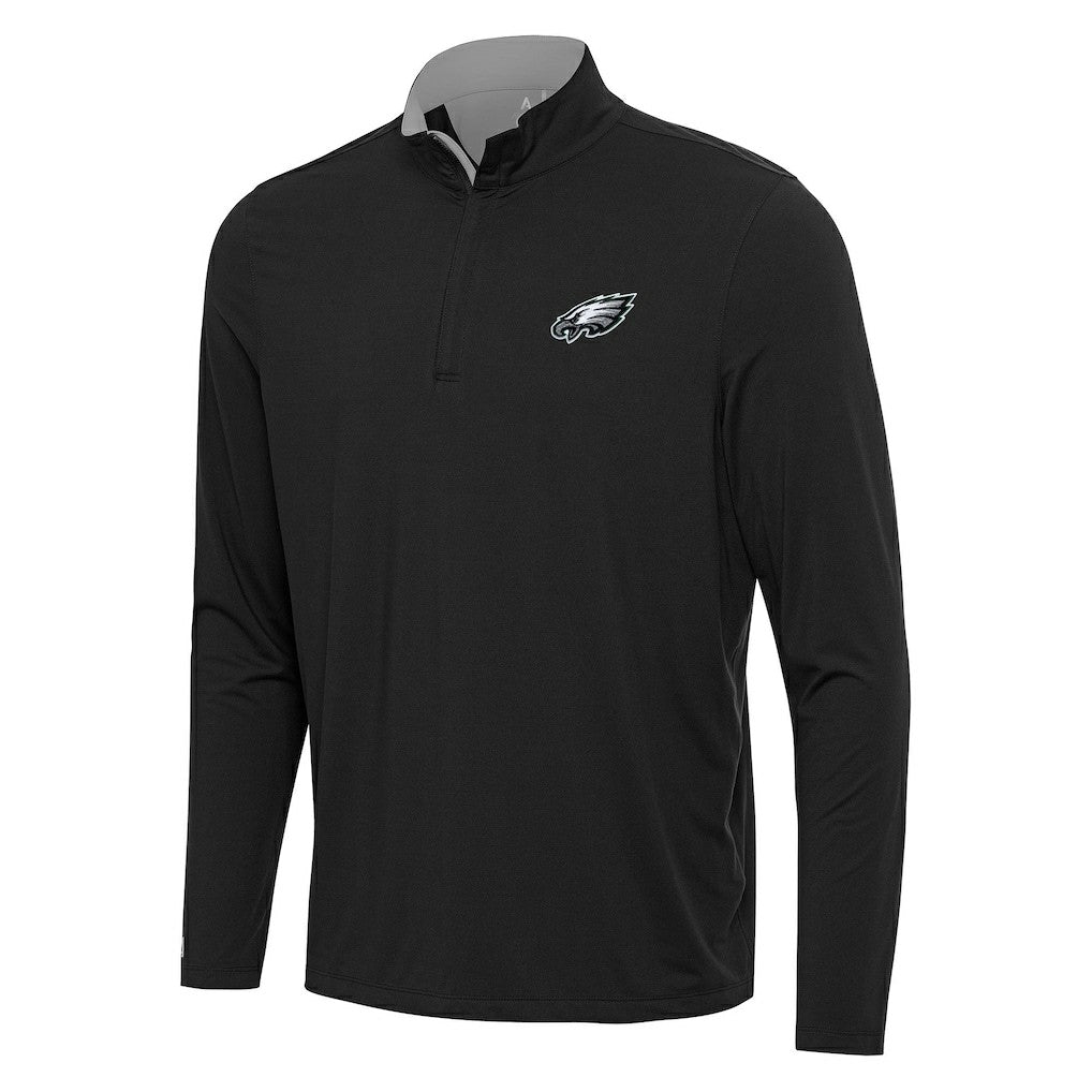 Philadelphia Eagles Antigua Content Quarter-Zip Pullover Top | NFL Online