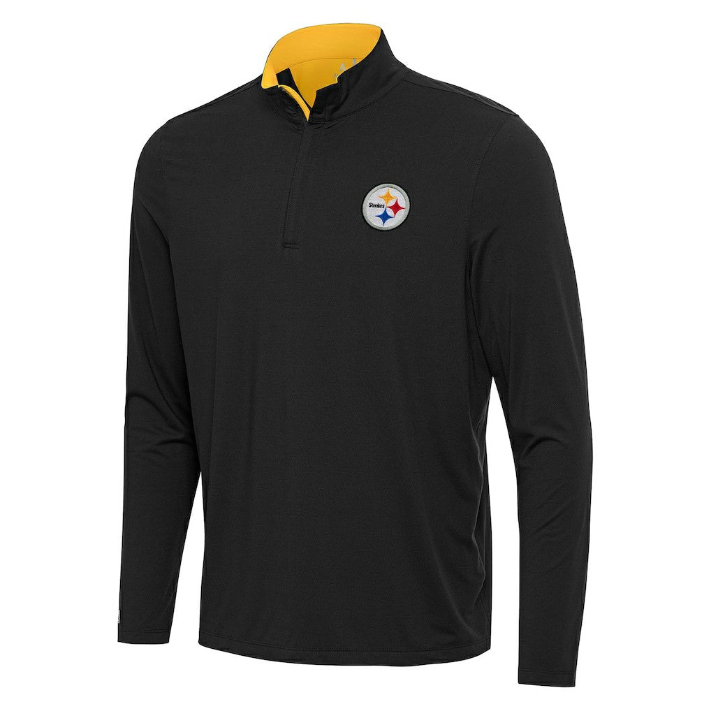 Pittsburgh Steelers Antigua Content Quarter-Zip Pullover Top | NFL Near me