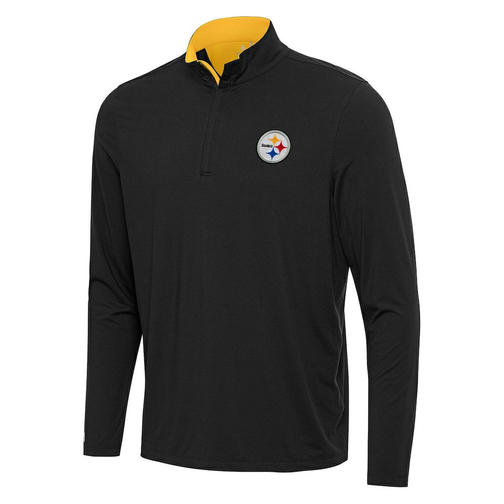 Pittsburgh Steelers Antigua Content Quarter-Zip Pullover Top | NFL Near me