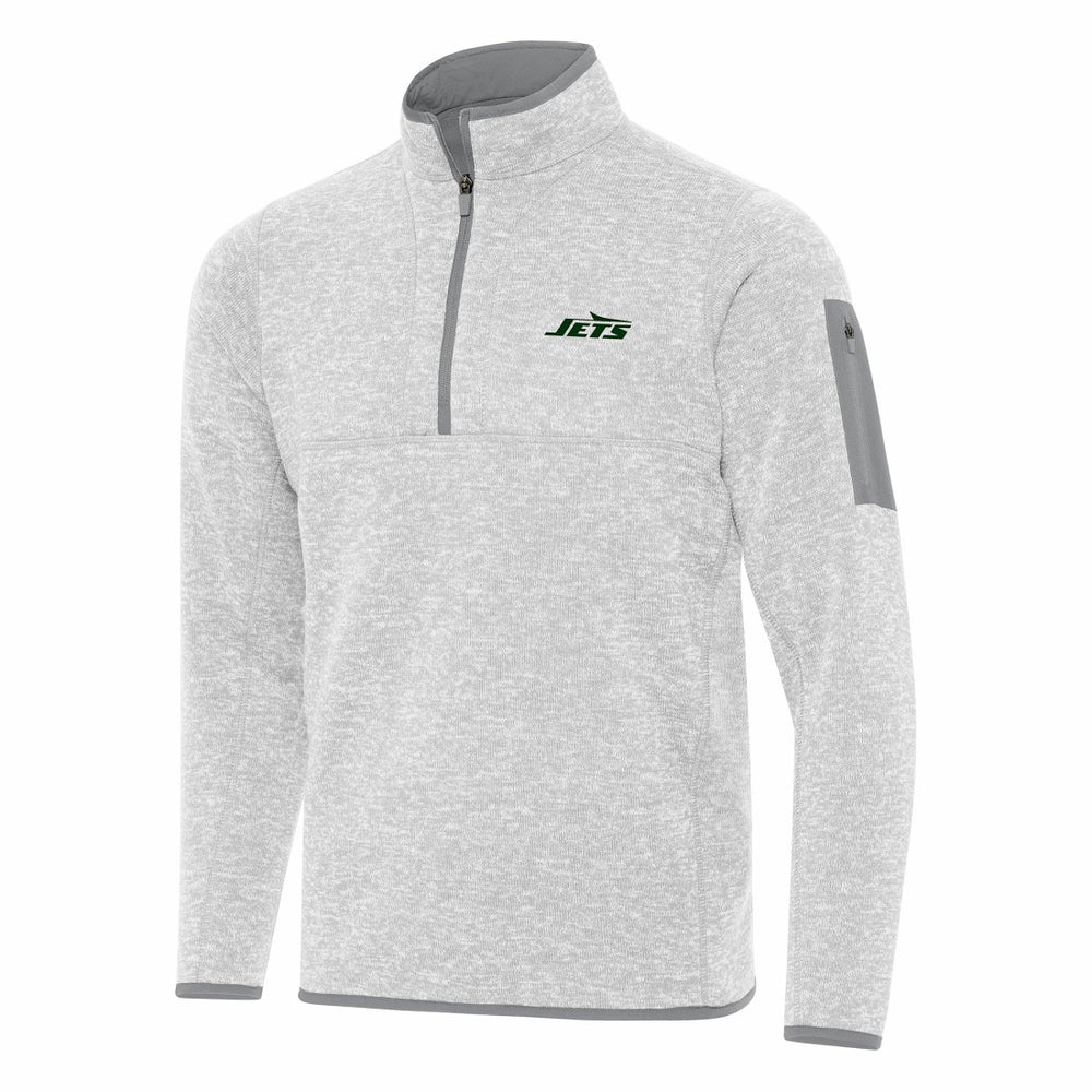 New York Jets Antigua Fortune Quarter-Zip Pullover Jacket | NFL US