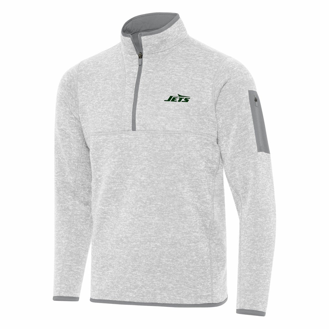 New York Jets Antigua Fortune Quarter-Zip Pullover Jacket | NFL US