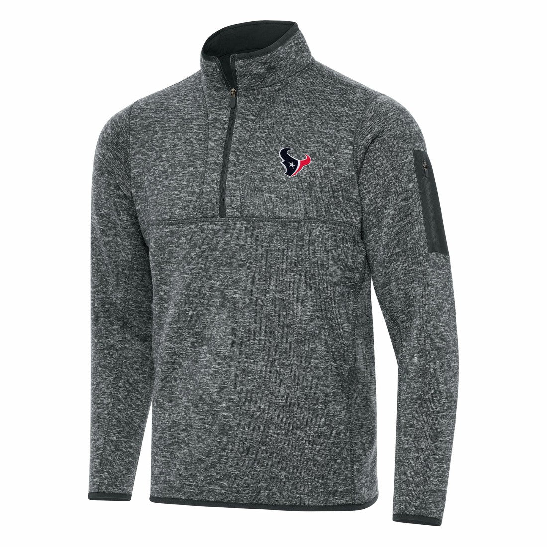 Houston Texans Antigua Fortune Quarter-Zip Pullover Jacket | NFL Online