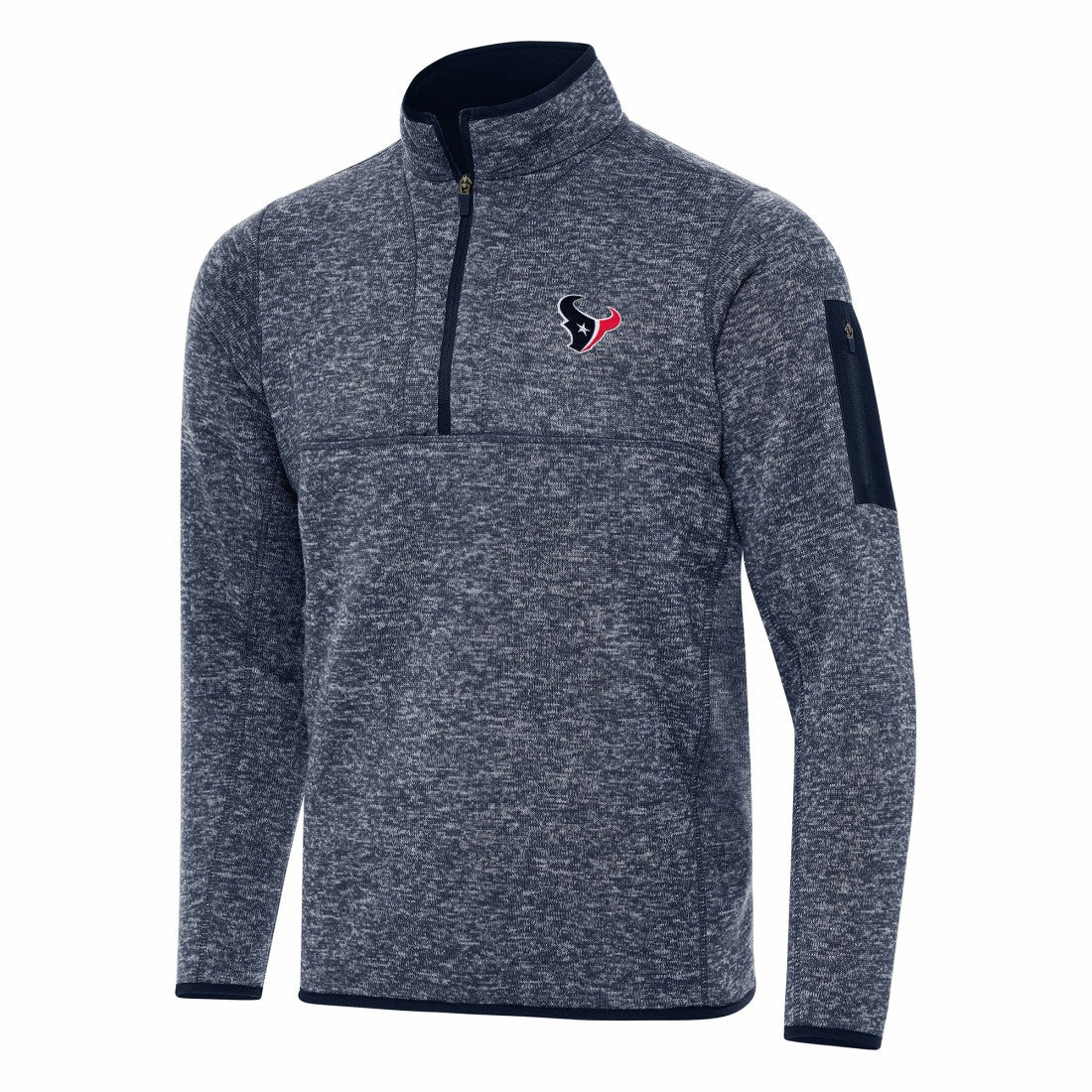 Houston Texans Antigua Fortune Quarter-Zip Pullover Jacket | NFL US