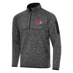 Cleveland Browns Antigua Fortune Quarter-Zip Pullover Jacket | NFL US