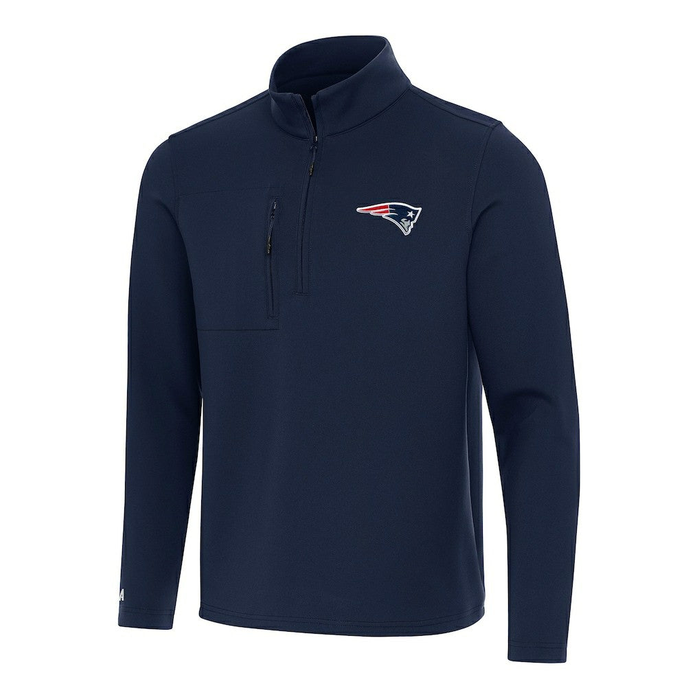 New England Patriots Antigua Insider Quarter-Zip Pullover Top | NFL Hot