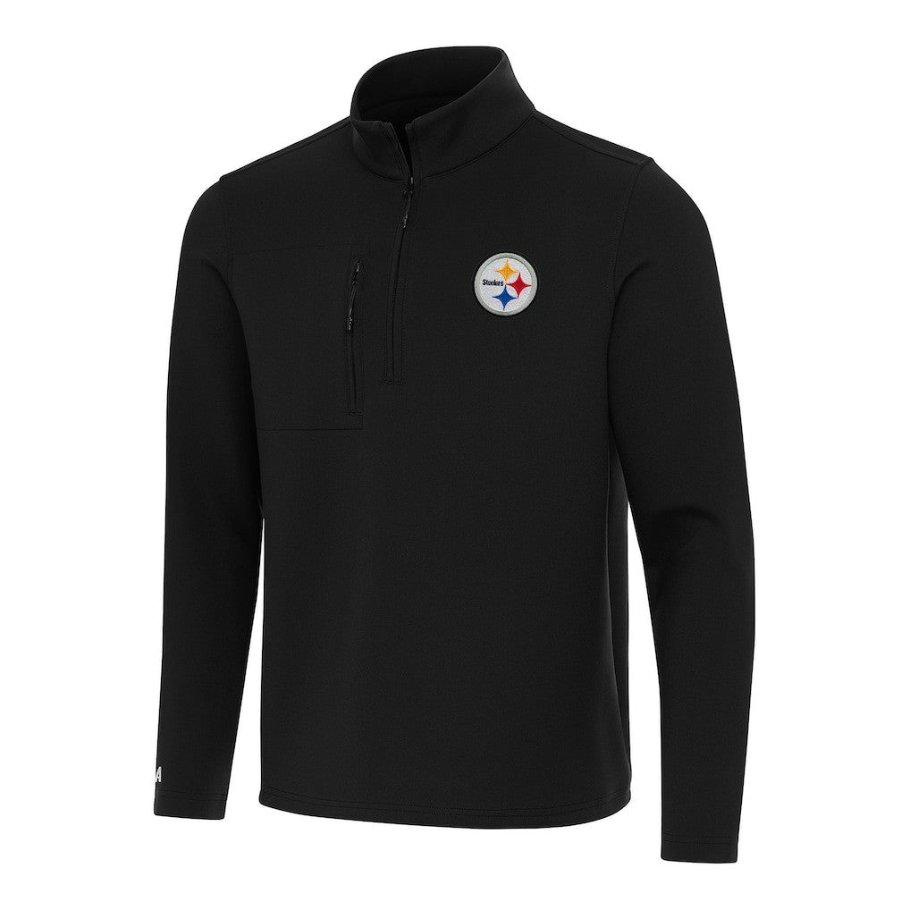 Pittsburgh Steelers Antigua Insider Quarter-Zip Pullover Top | NFL Discount