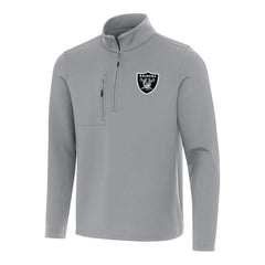 Las Vegas Raiders Antigua Insider Quarter-Zip Pullover Top | NFL US