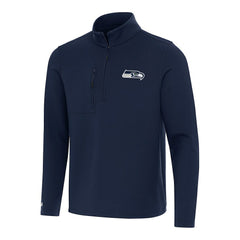 Seattle Seahawks Antigua Insider Quarter-Zip Pullover Top | NFL Discount