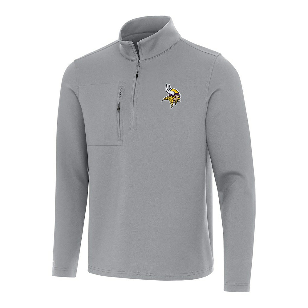 Minnesota Vikings Antigua Insider Quarter-Zip Pullover Top | NFL US