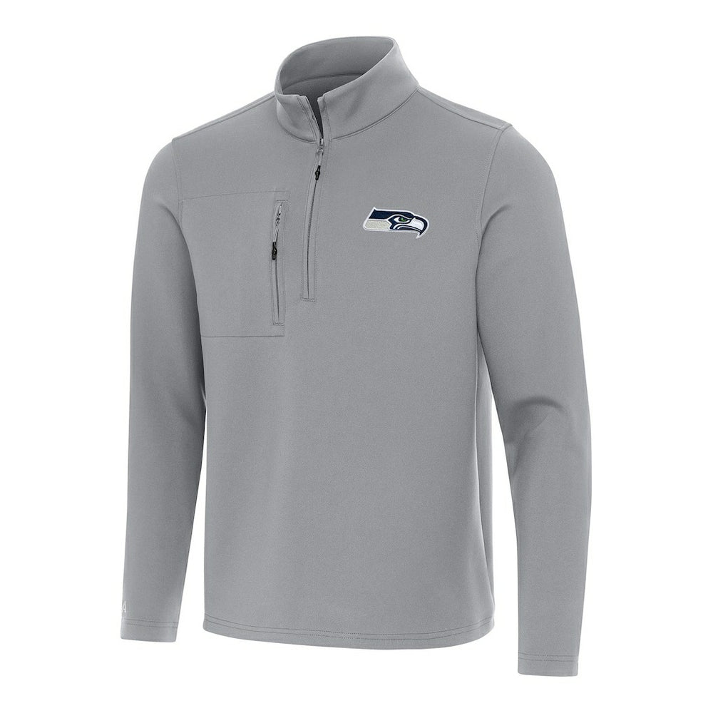 Seattle Seahawks Antigua Insider Quarter-Zip Pullover Top | NFL US