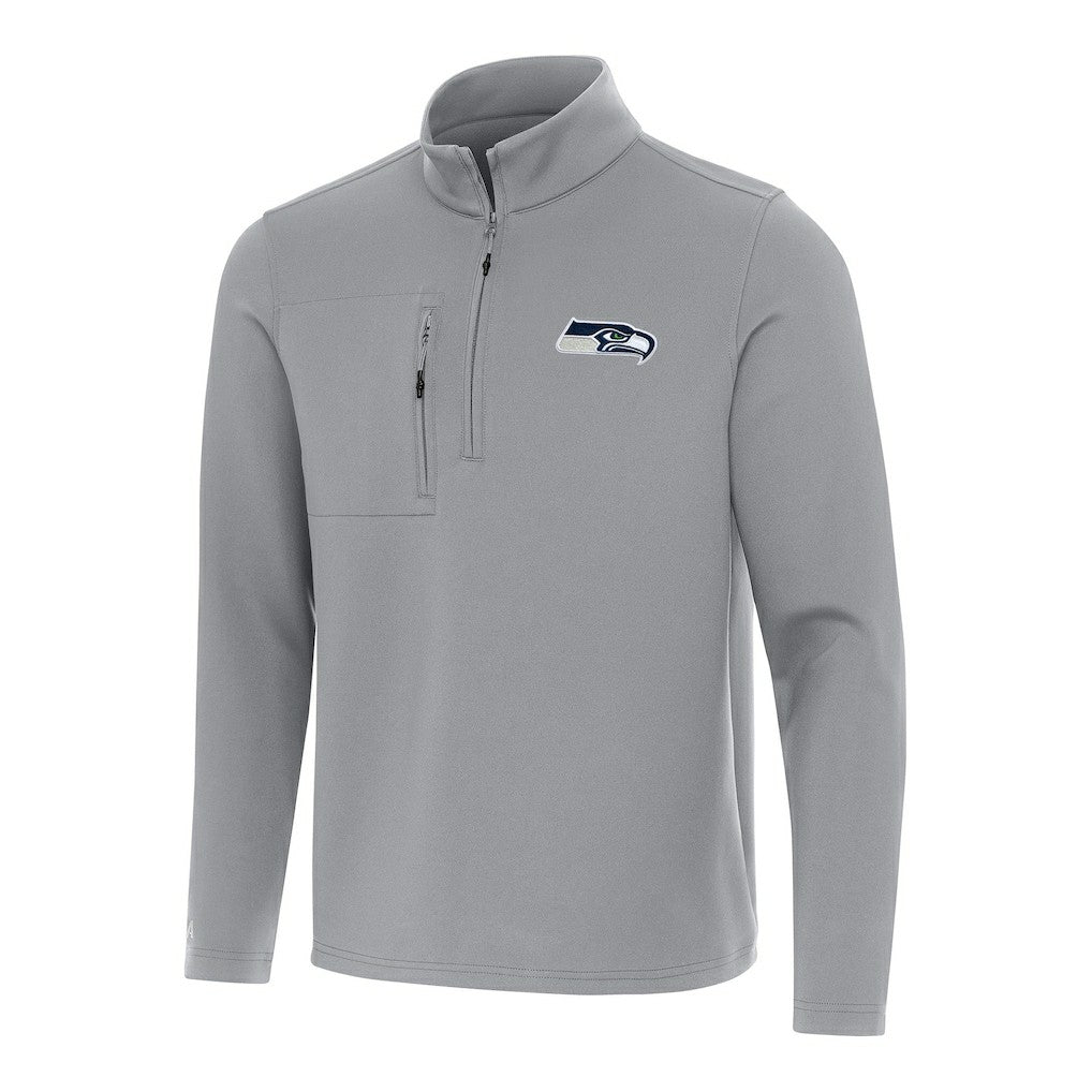 Seattle Seahawks Antigua Insider Quarter-Zip Pullover Top | NFL US