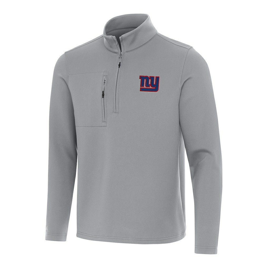 New York Giants Antigua Insider Quarter-Zip Pullover Top | NFL US