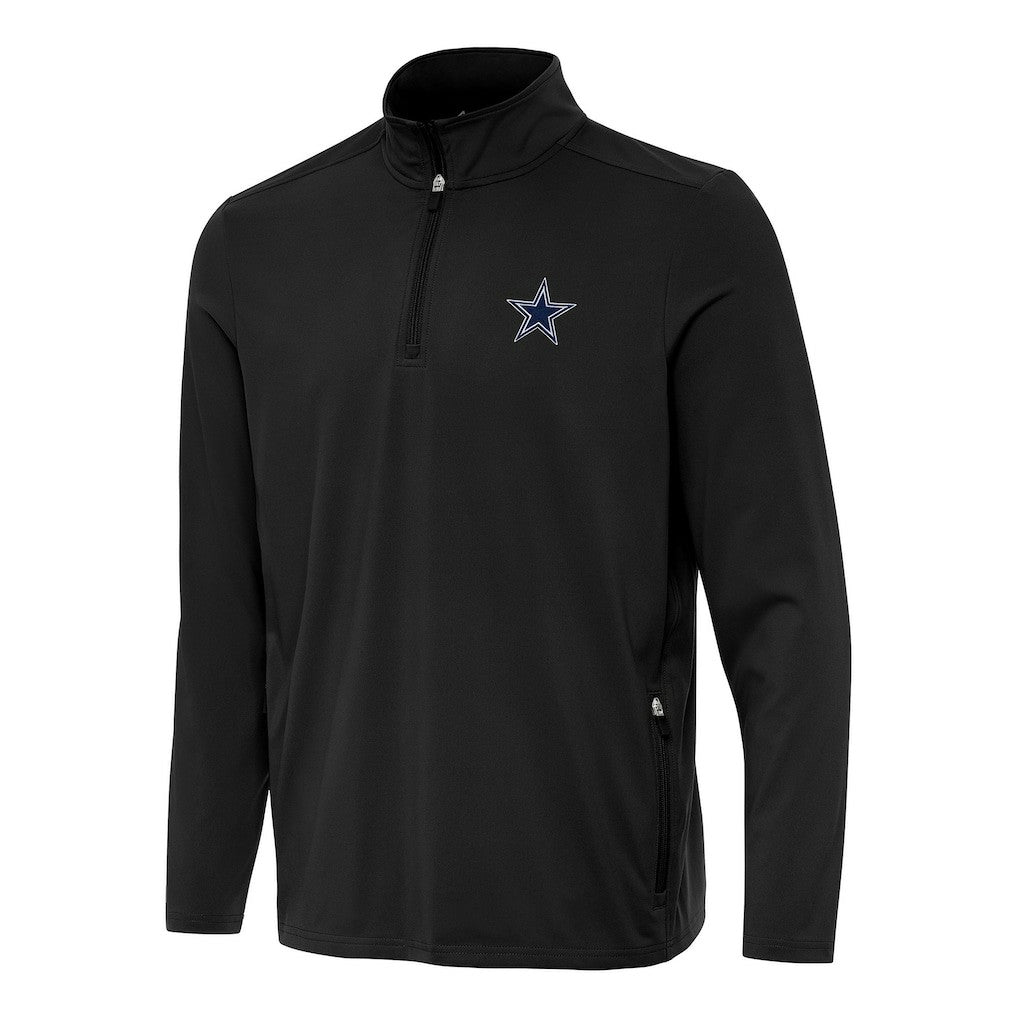 Dallas Cowboys Antigua Perilous Quarter-Zip Pullover Top | NFL Outlet