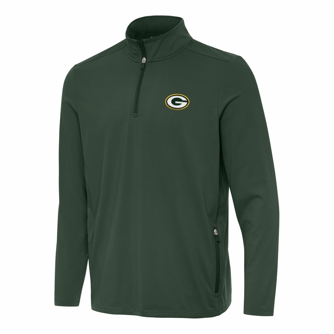 Green Bay Packers Antigua Perilous Quarter-Zip Pullover Top | NFL Online
