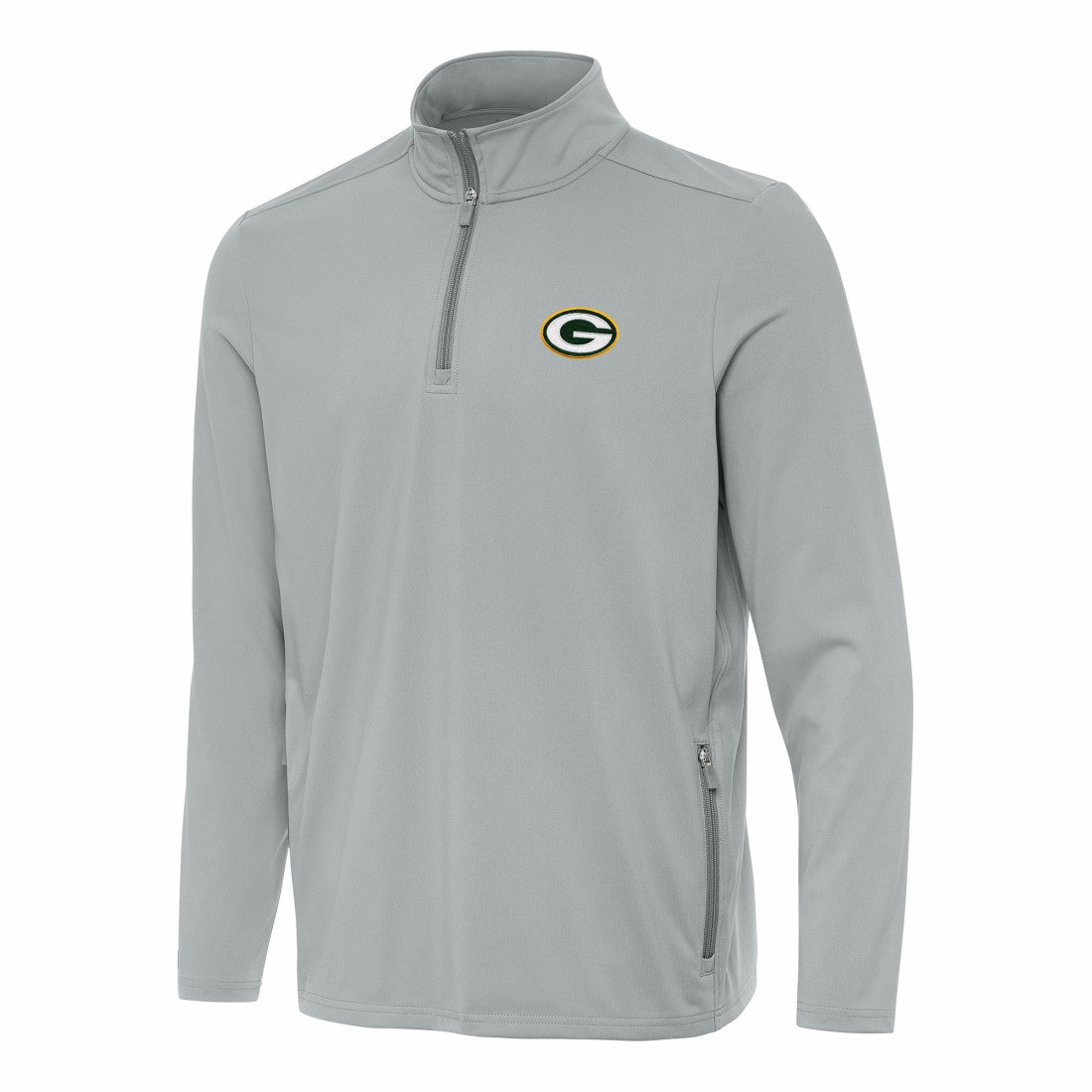 Green Bay Packers Antigua Perilous Quarter-Zip Pullover Top | NFL Online