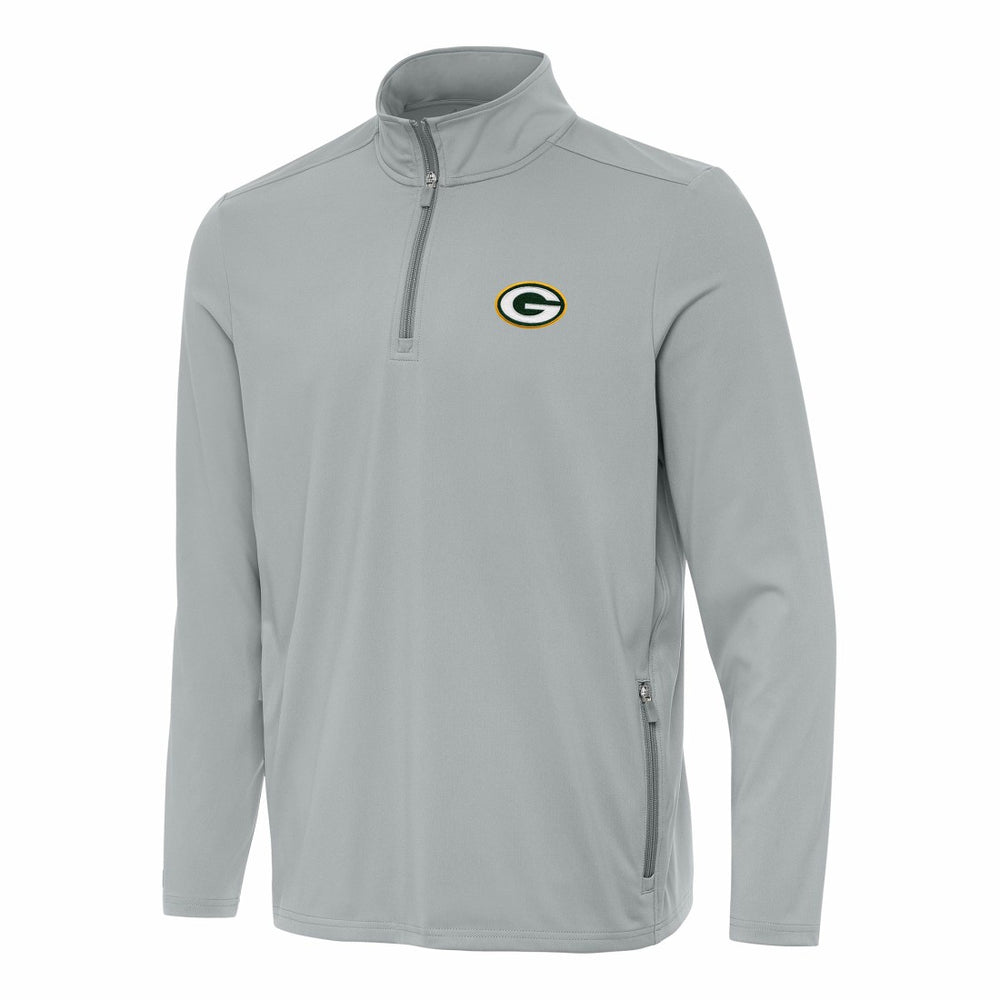 Green Bay Packers Antigua Perilous Quarter-Zip Pullover Top | NFL Online