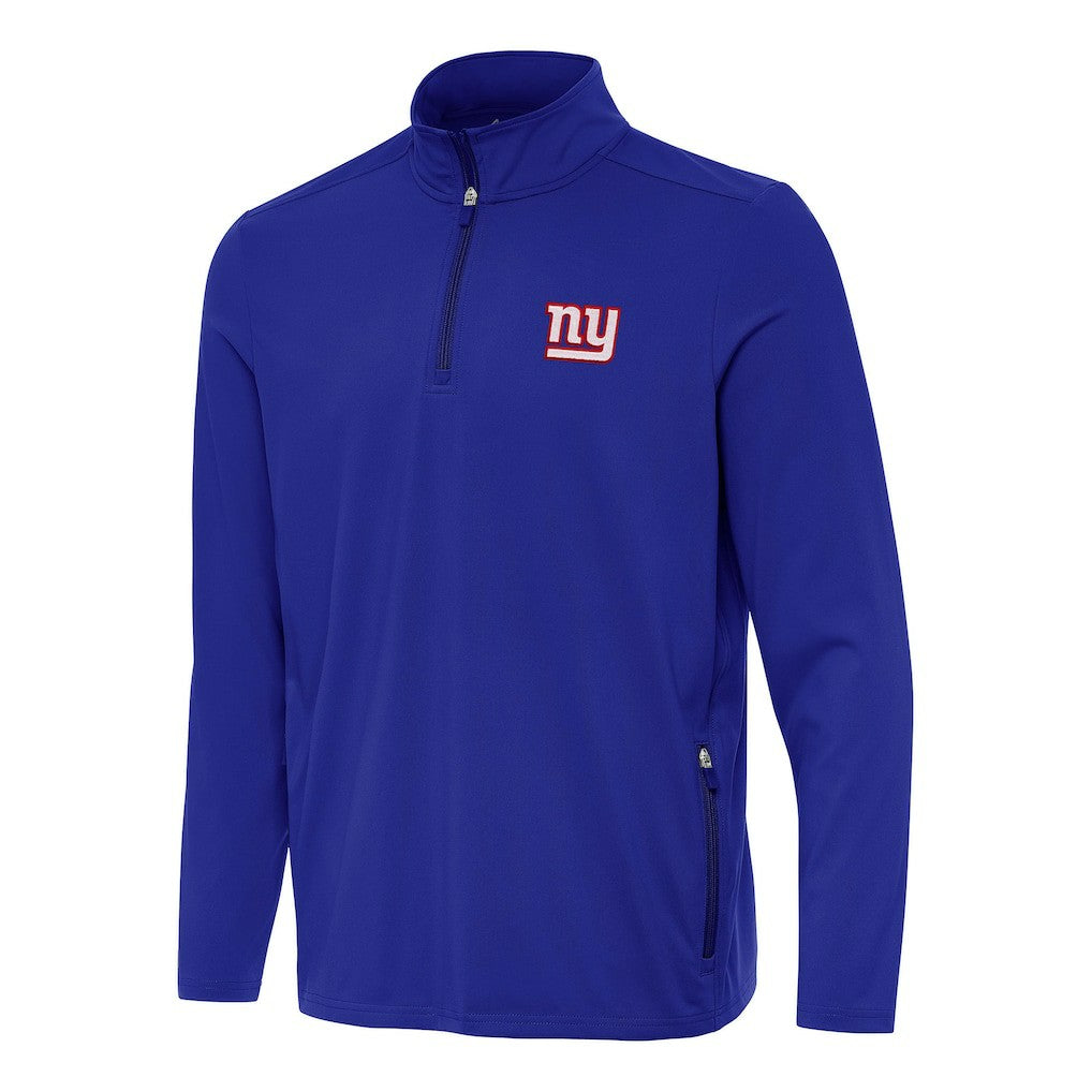 New York Giants Antigua Perilous Quarter-Zip Pullover Top | NFL Discount