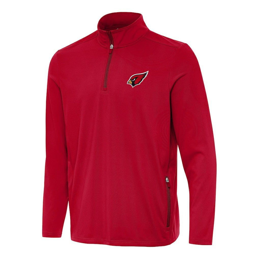 Arizona Cardinals Antigua Perilous Quarter-Zip Pullover Top | NFL Outlet