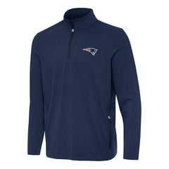 New England Patriots Antigua Perilous Quarter-Zip Pullover Top | NFL New