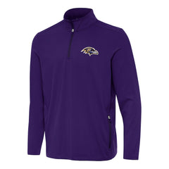 Baltimore Ravens Antigua Perilous Quarter-Zip Pullover Top | NFL Hot