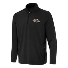 Baltimore Ravens Antigua Perilous Quarter-Zip Pullover Top | NFL New