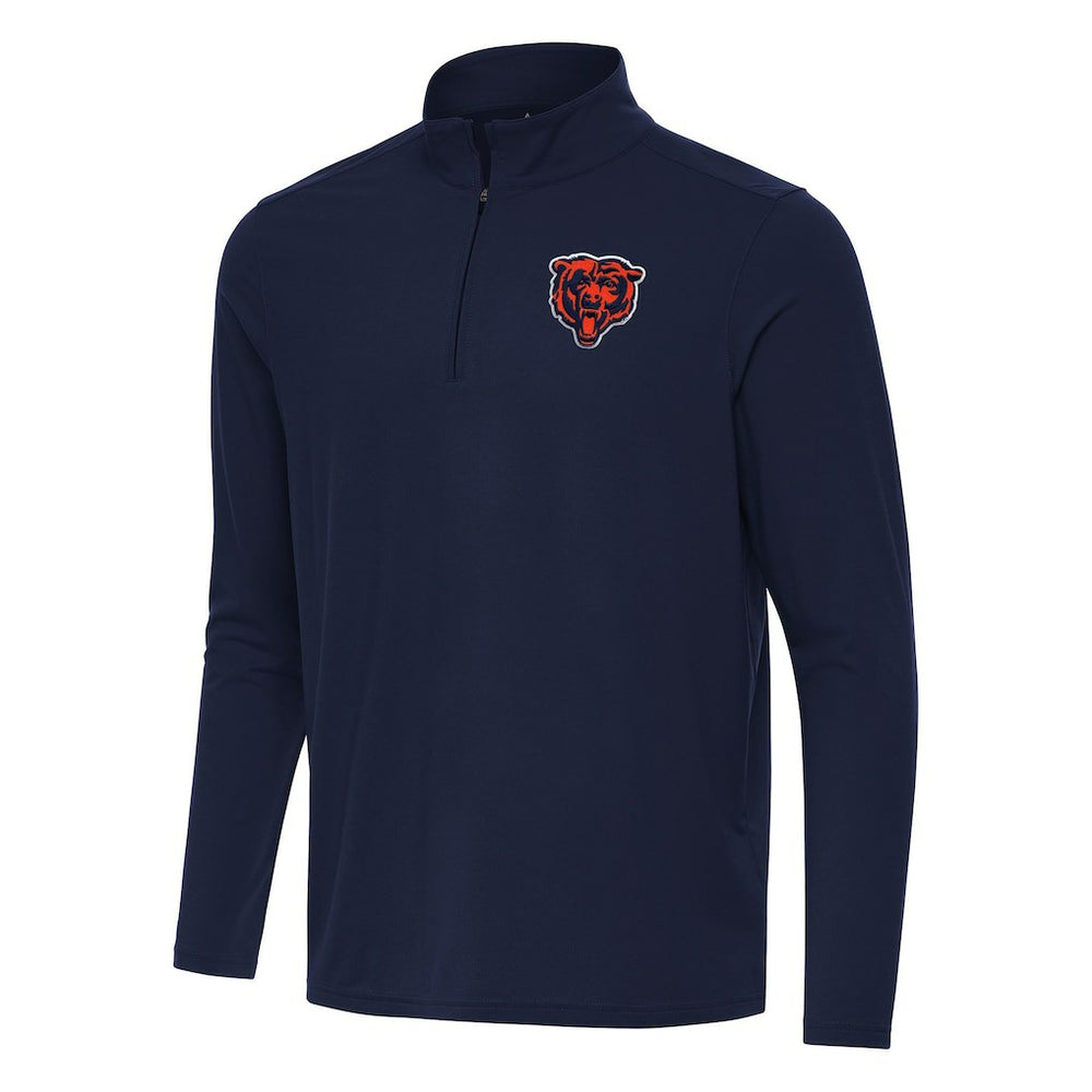 Chicago Bears Antigua Intent Quarter-Zip Pullover Top | NFL Online