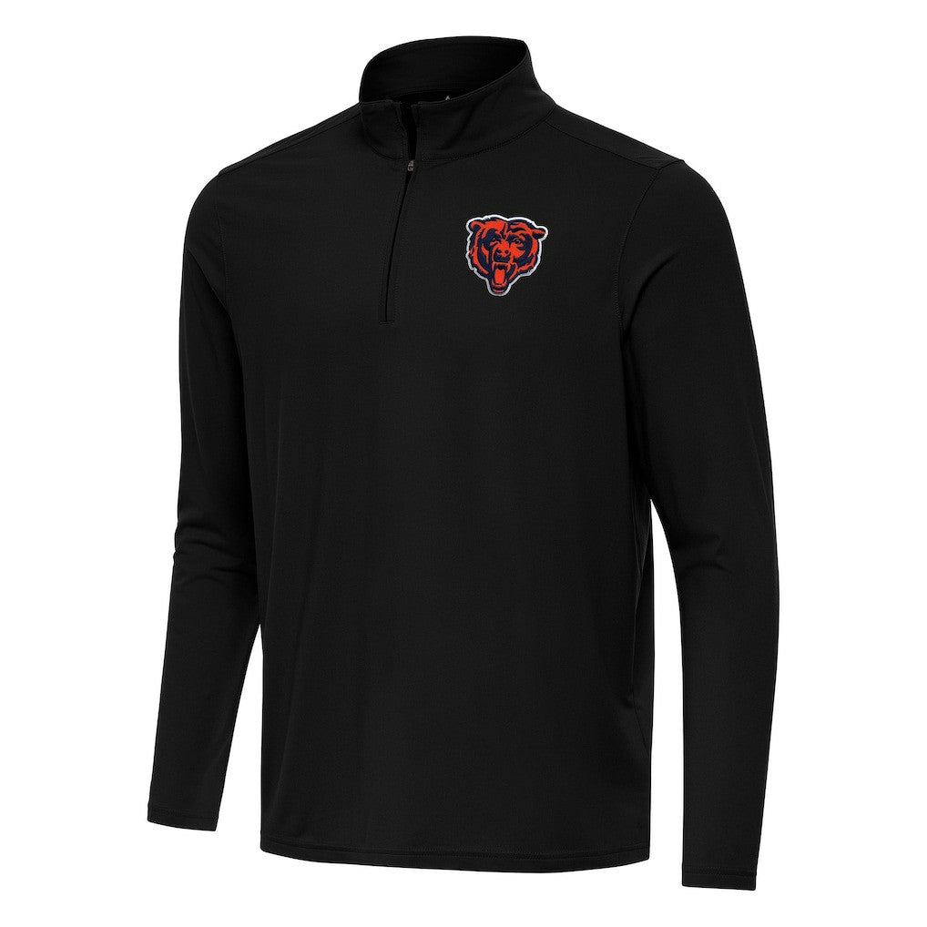 Chicago Bears Antigua Intent Quarter-Zip Pullover Top | NFL On sale