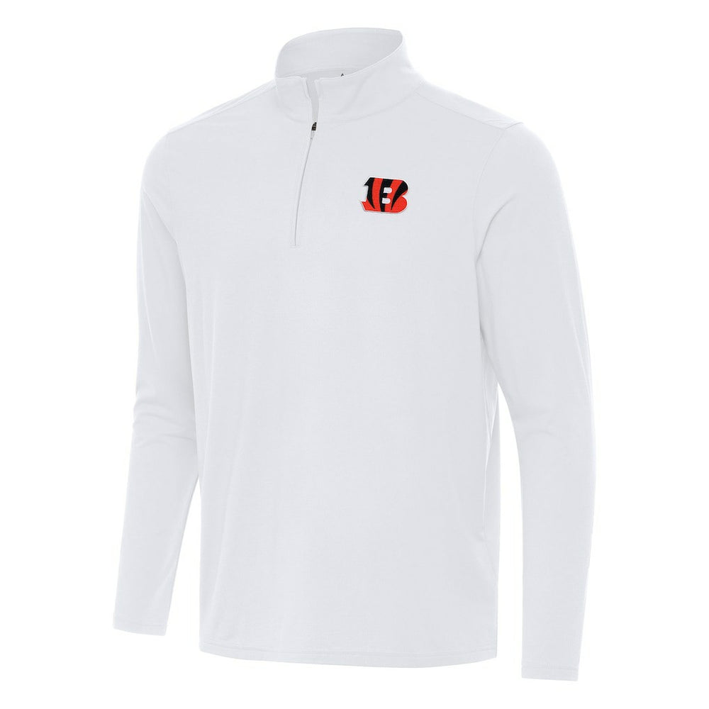 Cincinnati Bengals Antigua Intent Quarter-Zip Pullover Top | NFL Sale
