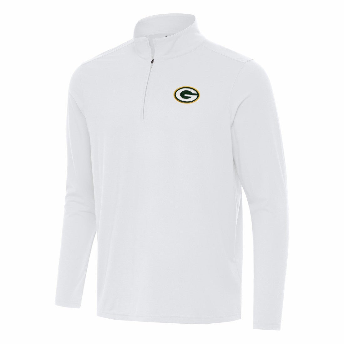 Green Bay Packers Antigua Intent Quarter-Zip Pullover Top | NFL Online