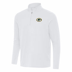 Green Bay Packers Antigua Intent Quarter-Zip Pullover Top | NFL Online