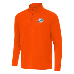 Miami Dolphins Antigua Intent Quarter-Zip Pullover Top | NFL New