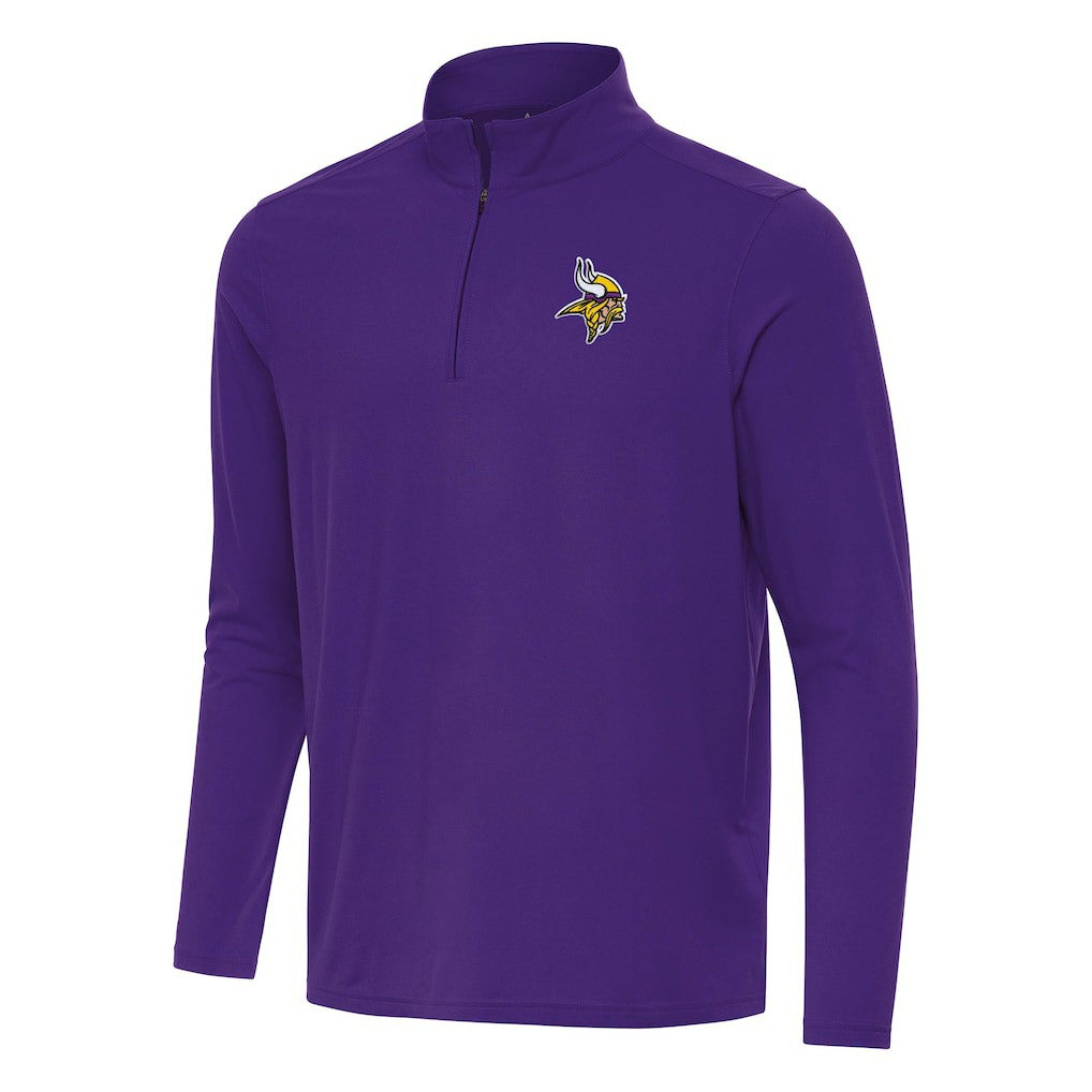 Minnesota Vikings Antigua Intent Quarter-Zip Pullover Top | NFL Hot