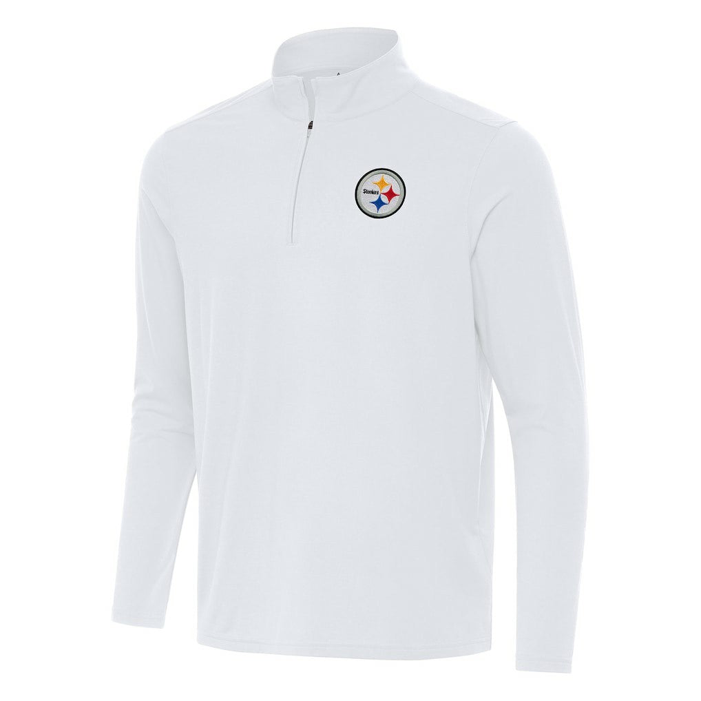 Pittsburgh Steelers Antigua Intent Quarter-Zip Pullover Top | NFL Online